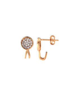 Rose gold zirconia pin...