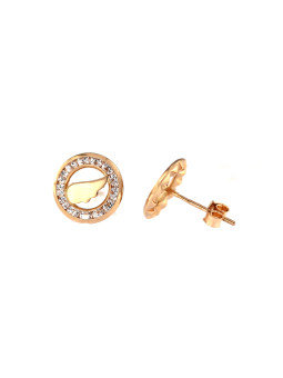 Rose gold earrings BRV07-10-03