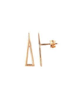 Rose gold pin earrings...