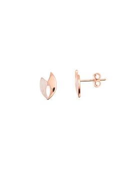 Rose gold pin earrings...