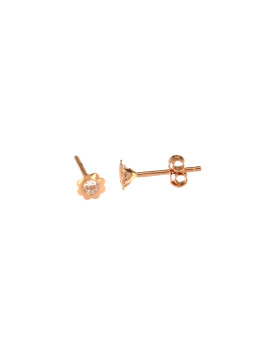 Rose gold flower pin...