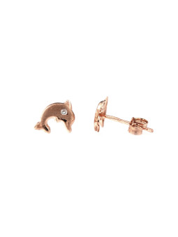 Rose gold dolphin pin...