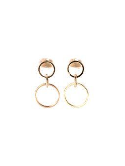 Rose gold pin earrings...