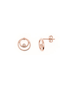 Rose gold zirconia pin...