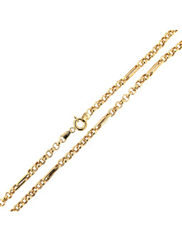 Yellow gold chain CGROLOB-4.00MM 55CM