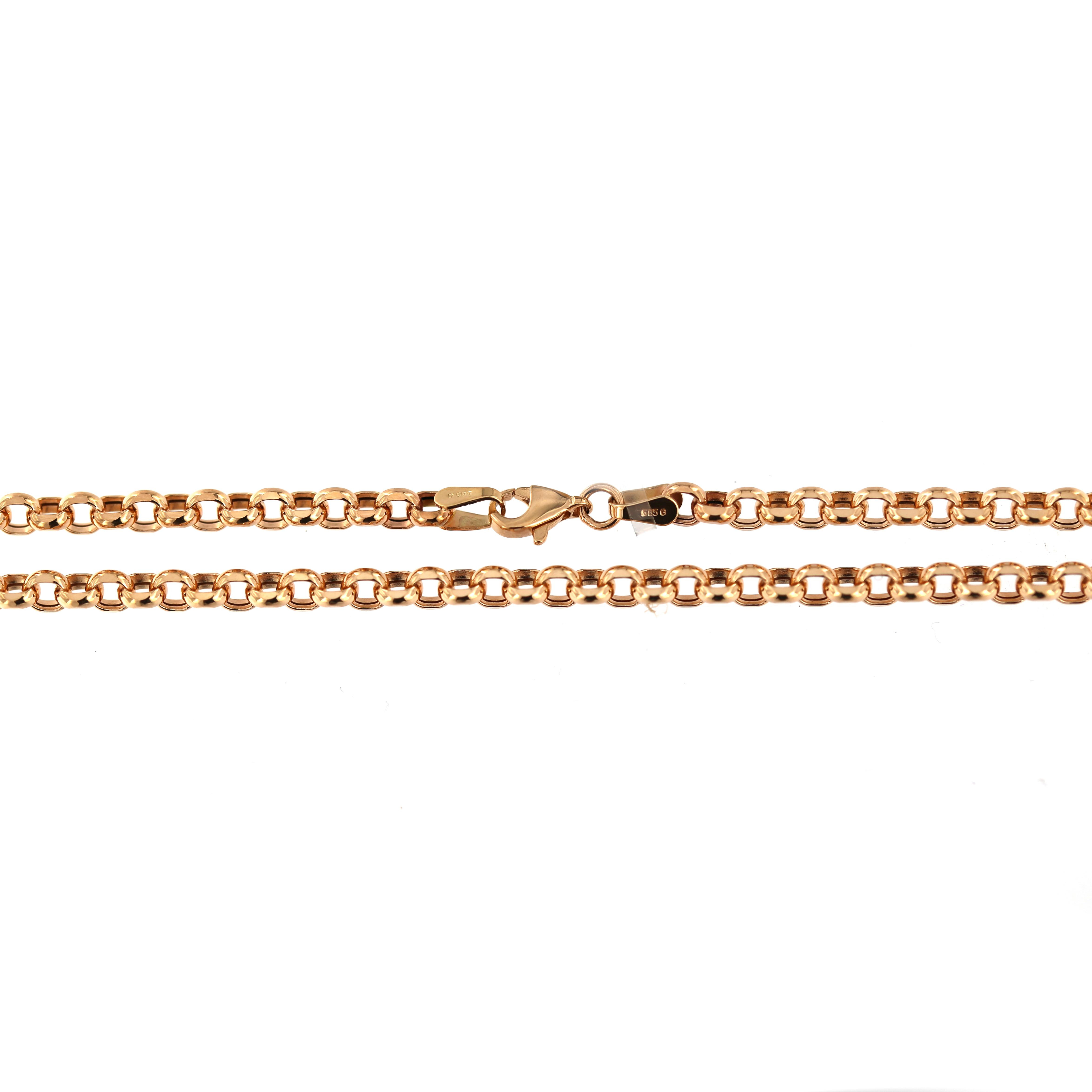 Rose gold chain CRROLO-4.00MM 50CM