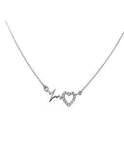 White gold pendant necklace CPB06-03