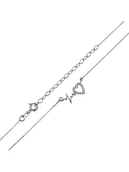 White gold pendant necklace CPB06-03