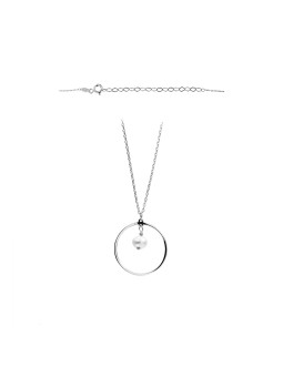 White gold pendant necklace CPB09-04