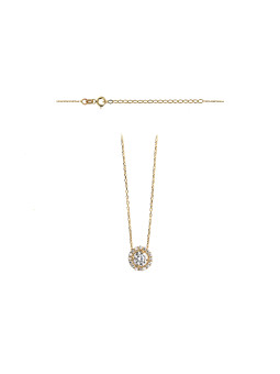 Yellow gold pendant necklace CPG02-19
