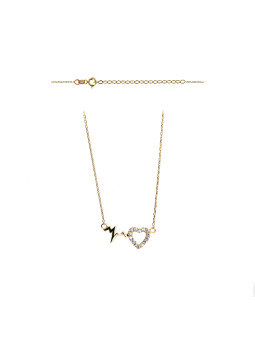 Yellow gold pendant necklace CPG03-16