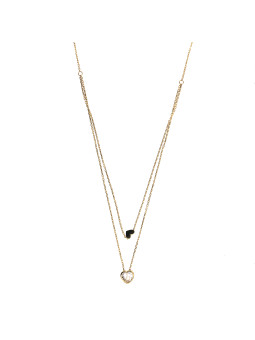 Yellow gold pendant necklace CPG03-17