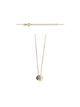 Yellow gold  pendant necklace CPG13-14