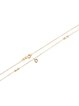 Yellow gold pendant necklace CPG19-06