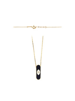 Yellow gold pendant necklace CPG28-07