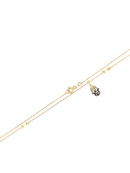 Yellow gold pendant necklace CPG29-01