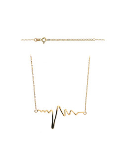 Yellow gold pendant necklace CPG31-01