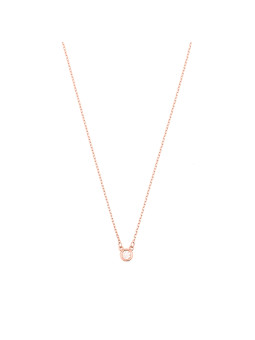 Rose gold pendant necklace CPR03-28
