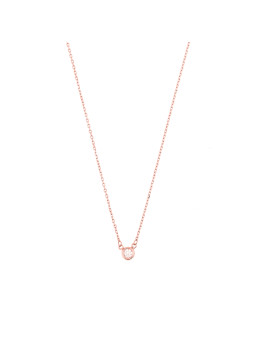 Rose gold pendant necklace CPR03-29