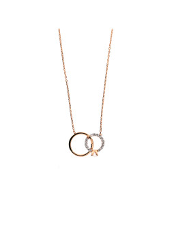 Rose gold pendant necklace...
