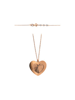 Rose gold pendant necklace CPR10-37