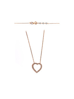 Rose gold pendant necklace CPR10-39