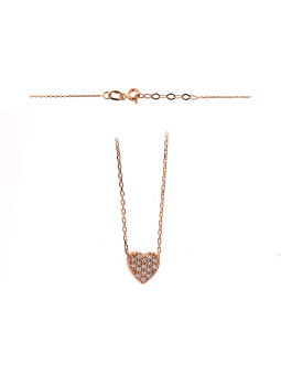 Rose gold pendant necklace  CPR10-42