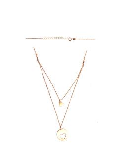 Rose gold pendant necklace  CPR10-43