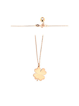 Rose gold pendant necklace...