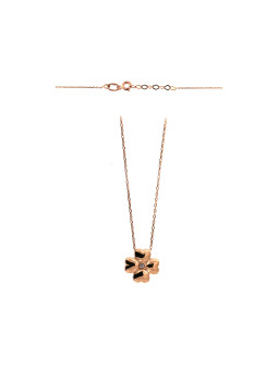 Rose gold pendant necklace CPR14-14