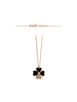 Rose gold pendant necklace CPR14-15