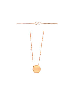 Rose gold pendant necklace CPR22-08
