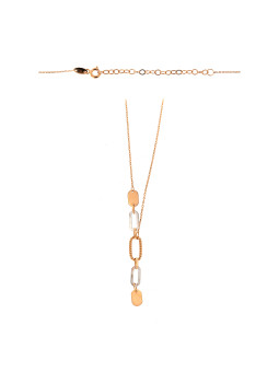 Rose gold pendant necklace CPR32-04
