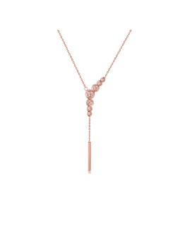 Rose gold pendant necklace CPR32-05