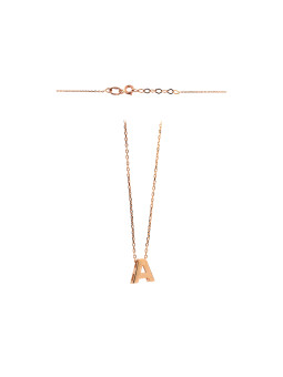 Rose gold pendant necklace CPR33-A-05