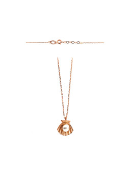 Rose gold pendant necklace CPR45-01