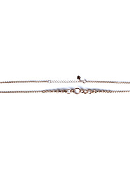 Rose gold pendant necklace CPR38-04 45CM