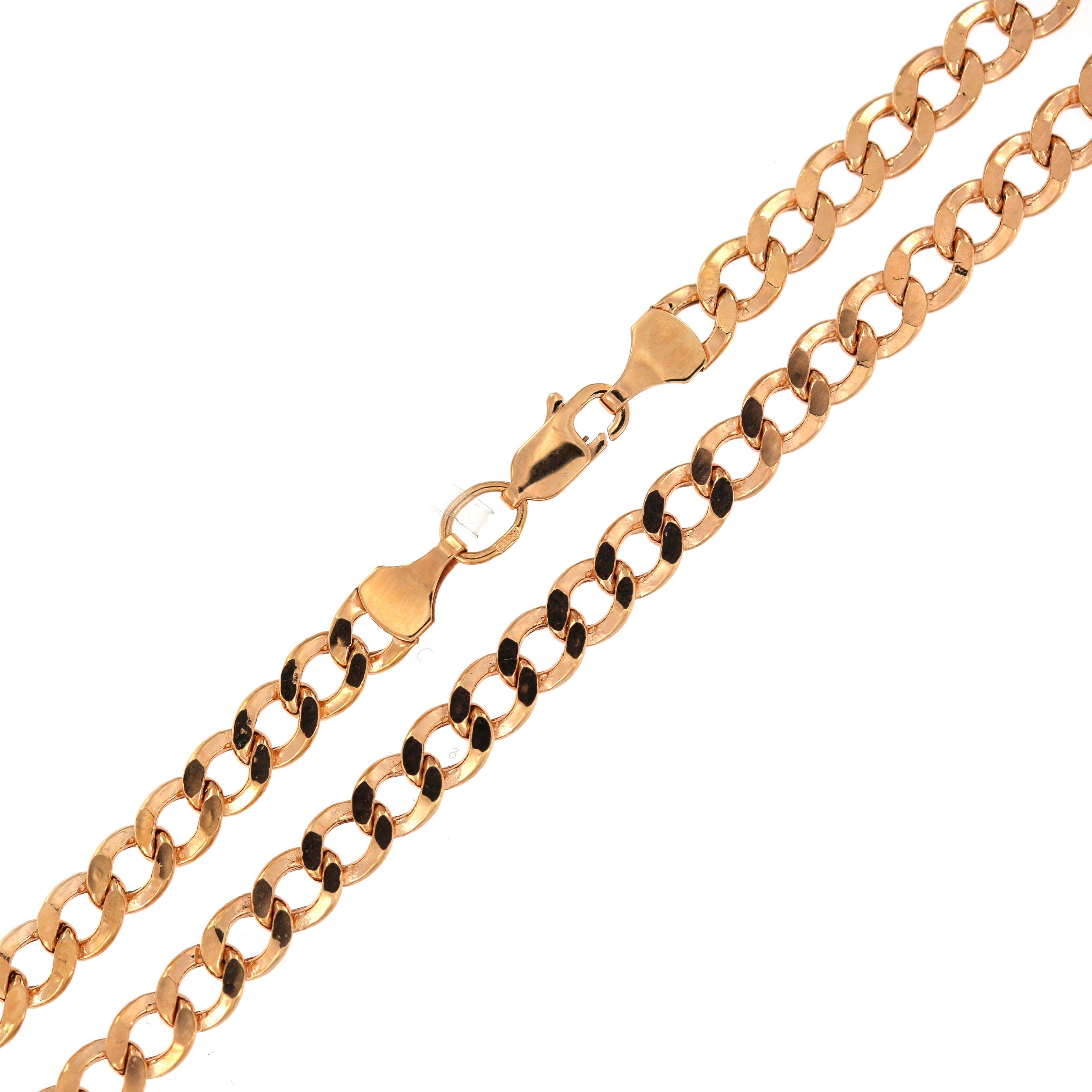 Rose gold chain CRG3-4.50MM 60CM