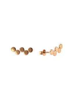 Rose gold pin earrings...