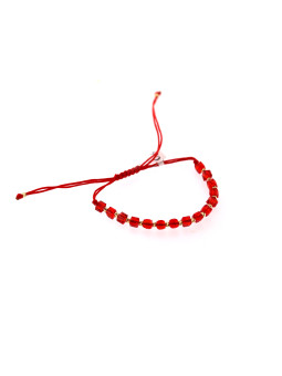 Red string bracelet...