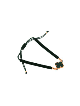 Black string bracelet ES02-06-