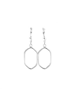 White gold drop earrings...