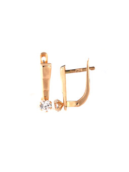 Rose gold zirconia earrings...