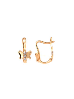 Rose gold kids earrings...