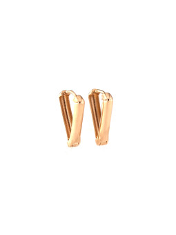 Rose gold earrings BRK01-03-19