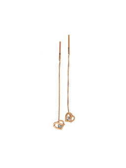 Rose gold earrings BRG01-02-11