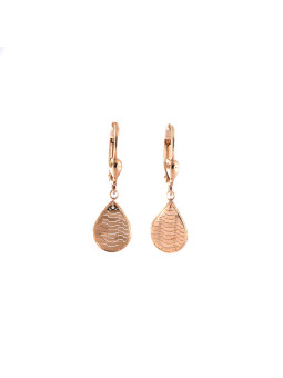 Rose gold drop earrings...