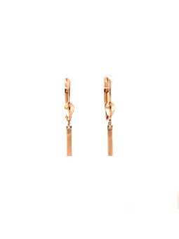 Rose gold drop earrings...