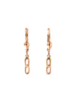 Rose gold drop earrings...