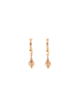 Rose gold drop earrings...